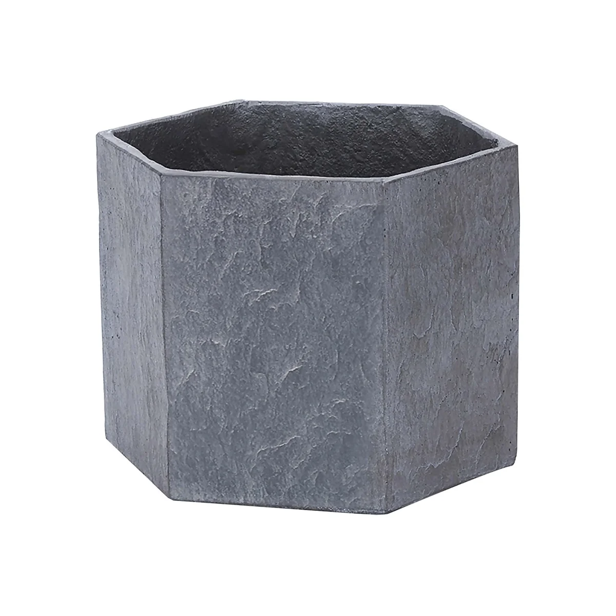 Slate Hexagon Planter - 35cm