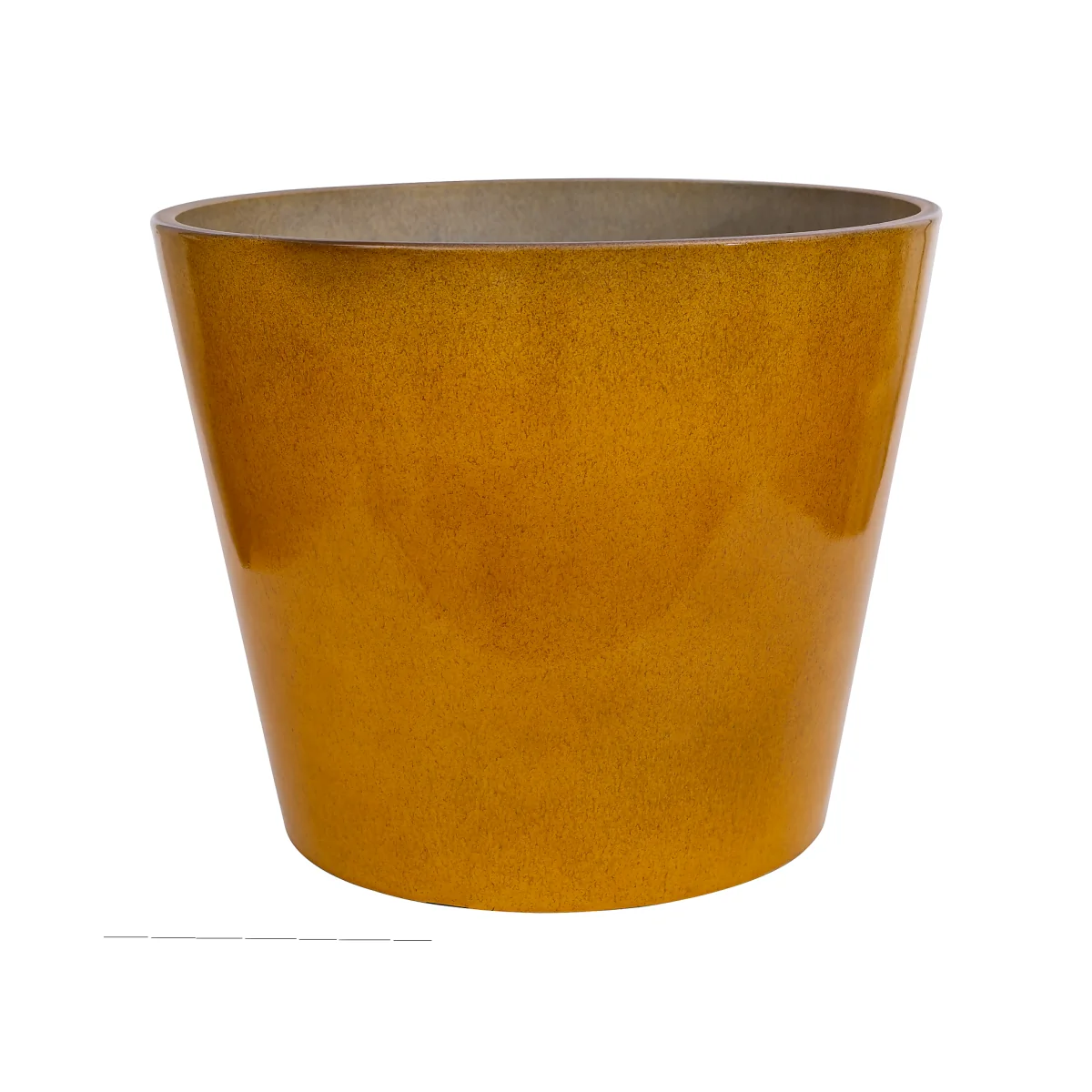 Glazed Finish Planter Mustard 30cm