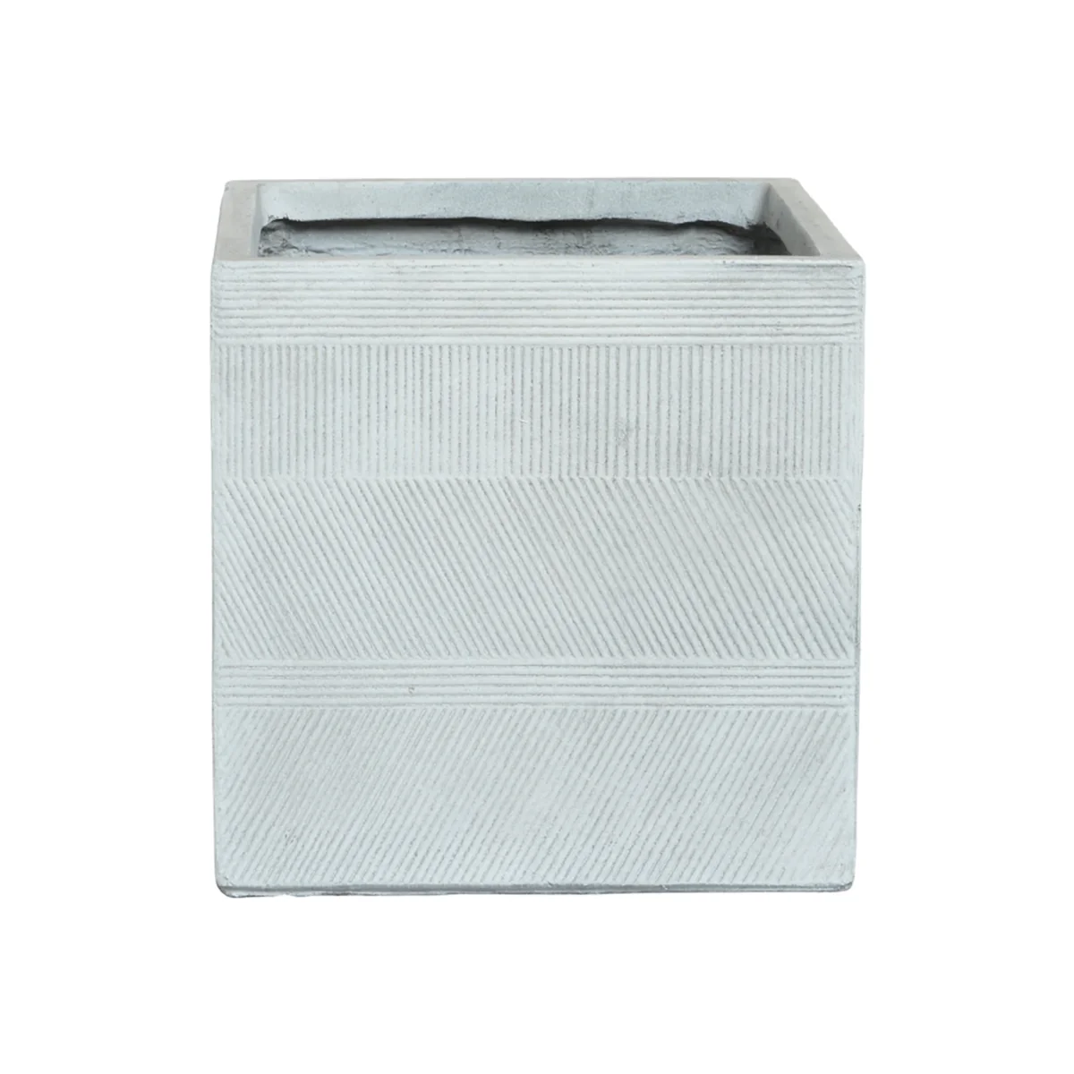 Liam Square Fibre Clay Outdoor Planter Medium