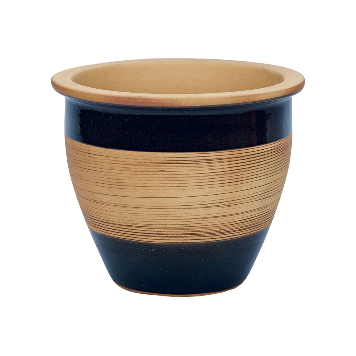 Carved Malay Planter 26cm
