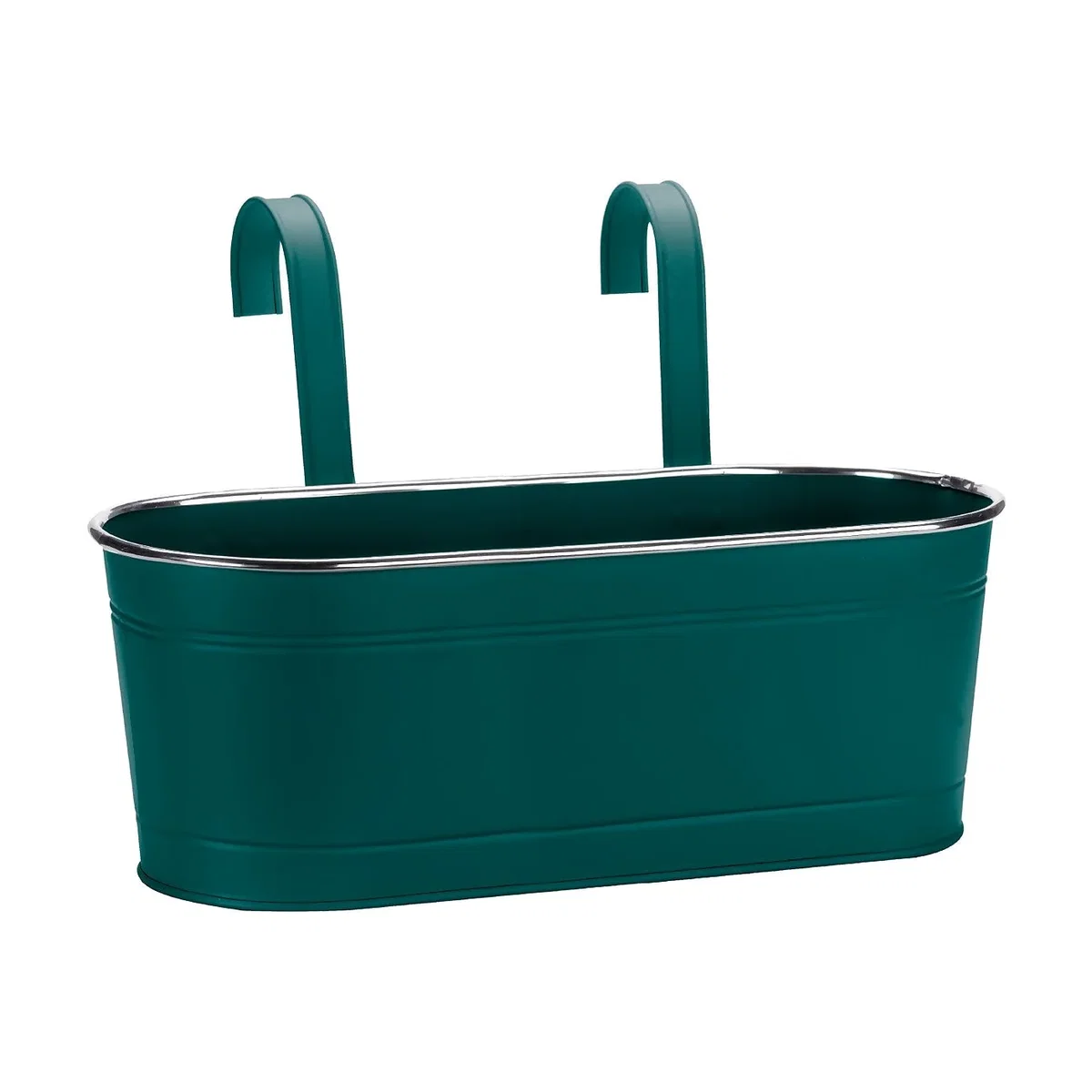 15in Fence & Balcony Planter - Blue