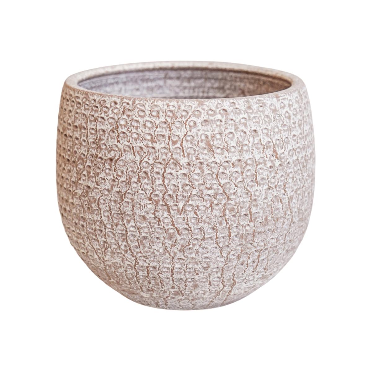 Ivyline Ostia Speckled Terracotta Indoor Planter - 21cm – image 1