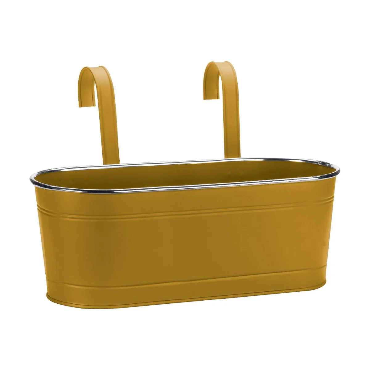 15in Fence & Balcony Planter - Mustard