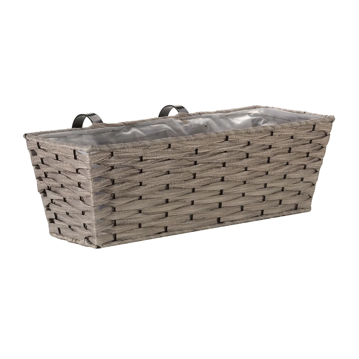 Firenze Faux Rattan Planter - 19 Inch