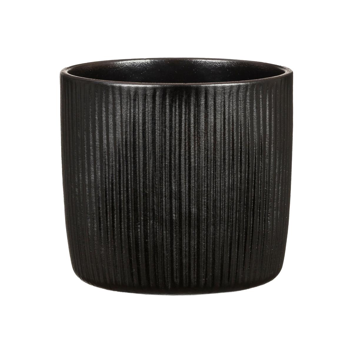 Black Ebano Plant Pot - 15cm – image 1
