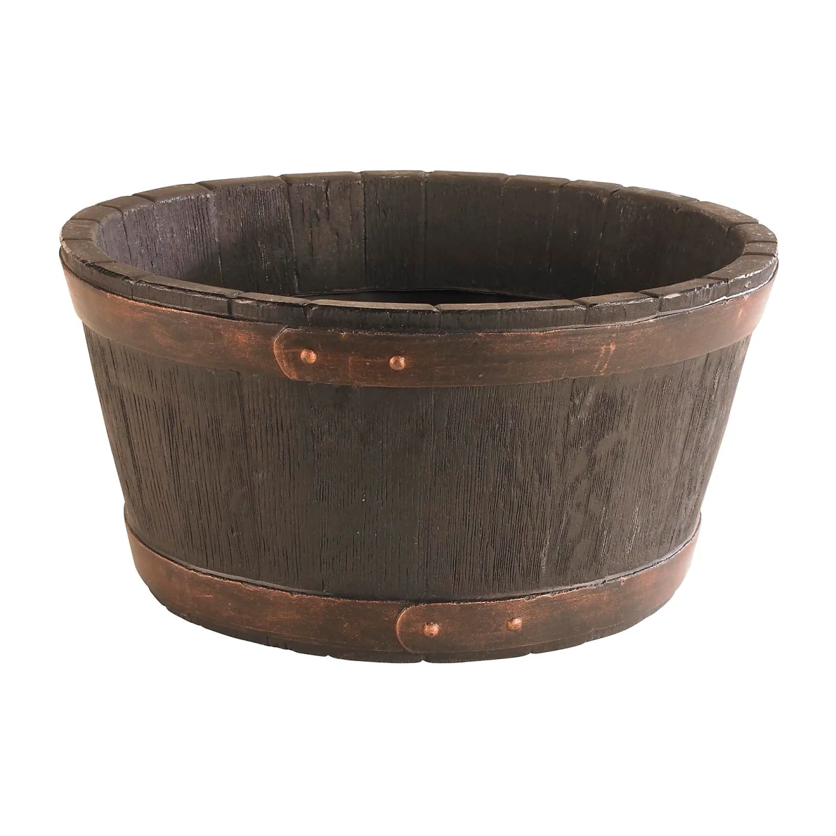 Oakwood Barrel Planter