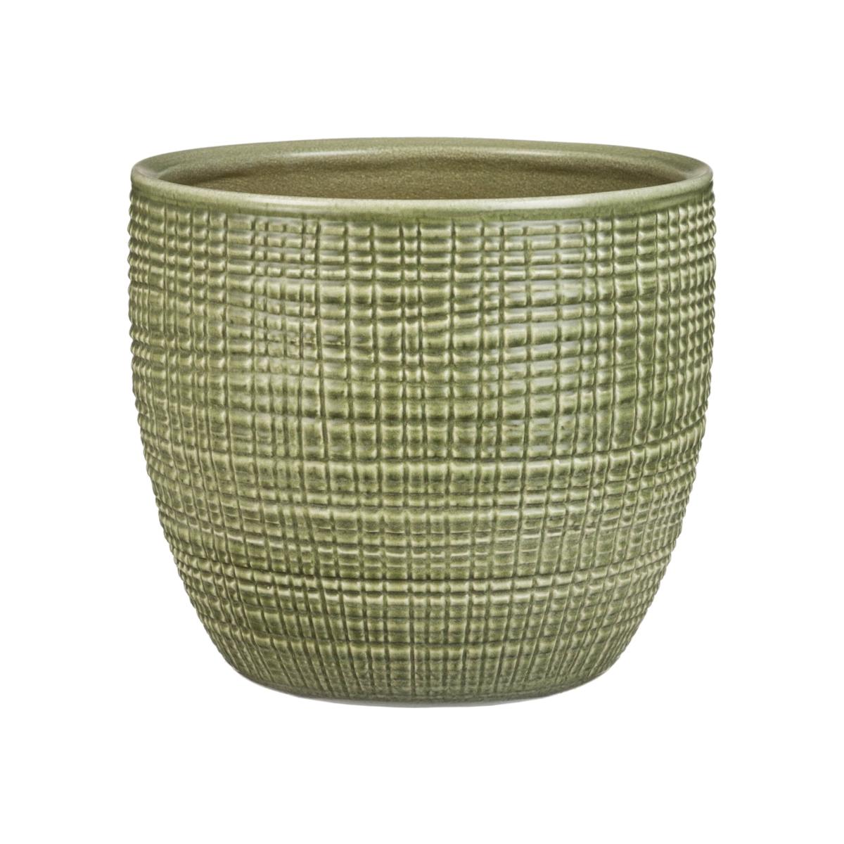 Mint Green Plant Pot - 12cm
