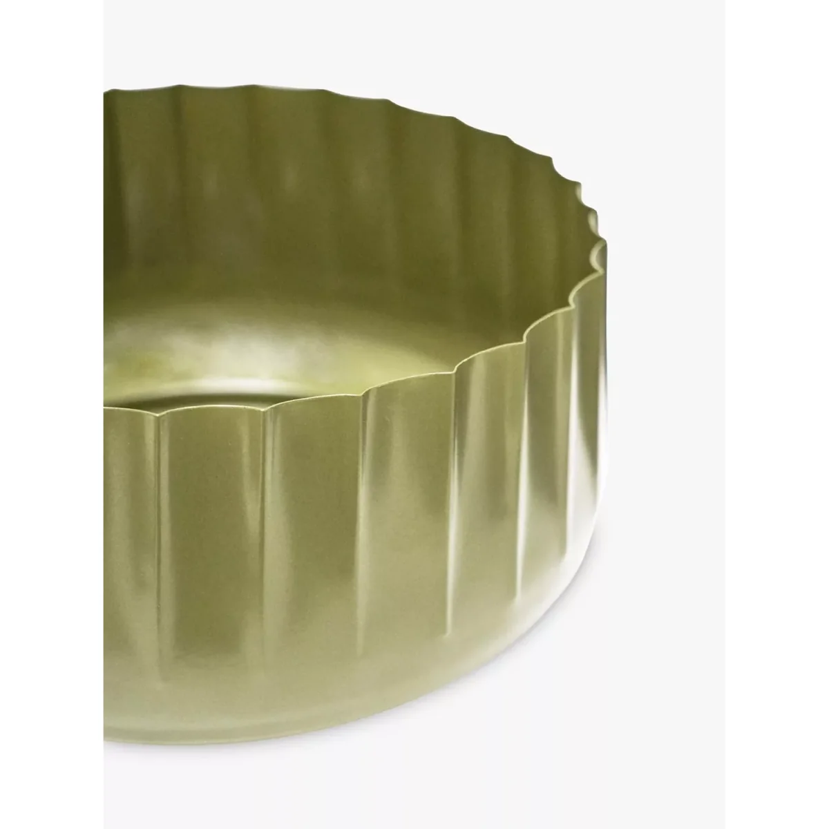 Ivyline Hudson Corrugated Steel Indoor/Outdoor Bowl Planter, 30cm – image 2