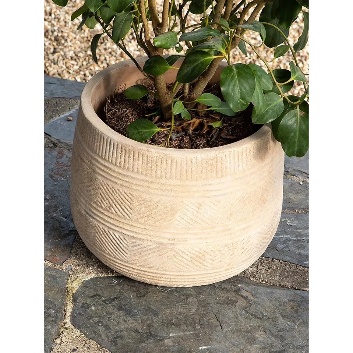 Nkuku Zadie Ceramic Indoor/Outdoor Planter, Set of 2 – image 2