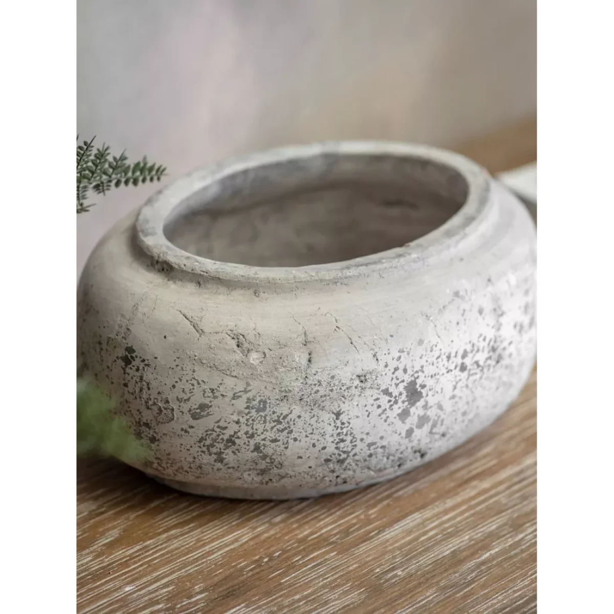 One.World Birkdale Terracotta Oval Planter, 35cm, Natural Stone – image 2