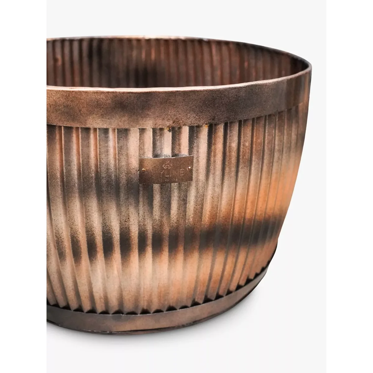 Ivyline Hampton Outdoor Bowl Planter, 46cm, Copper – image 2