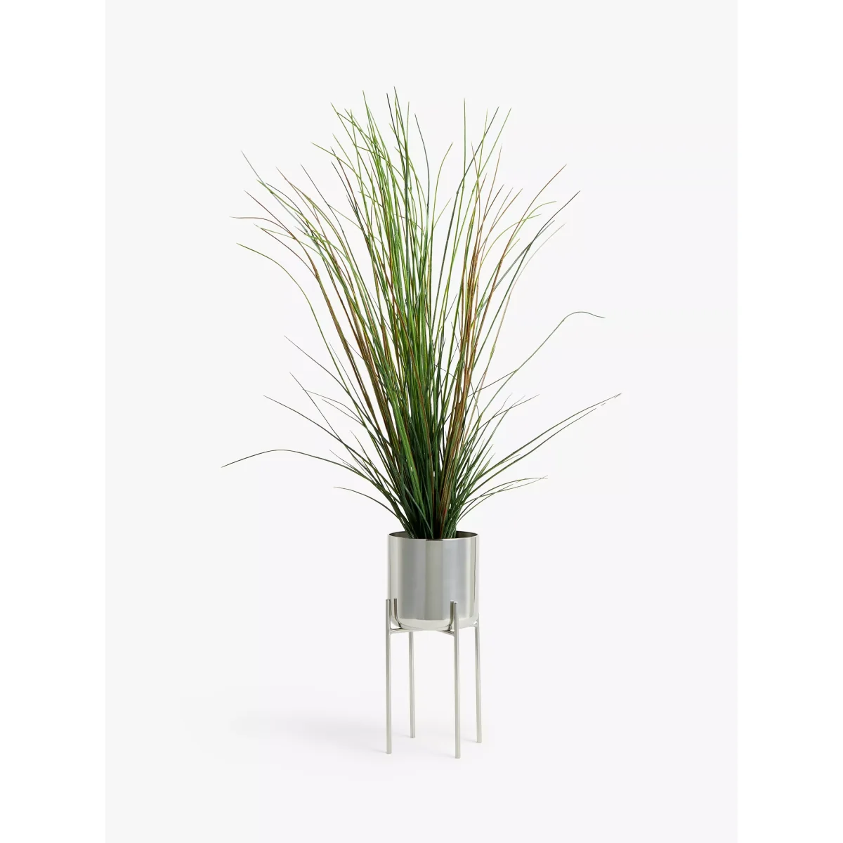 John Lewis Indoor Stainless Steel Planter & Stand, Silver – image 2