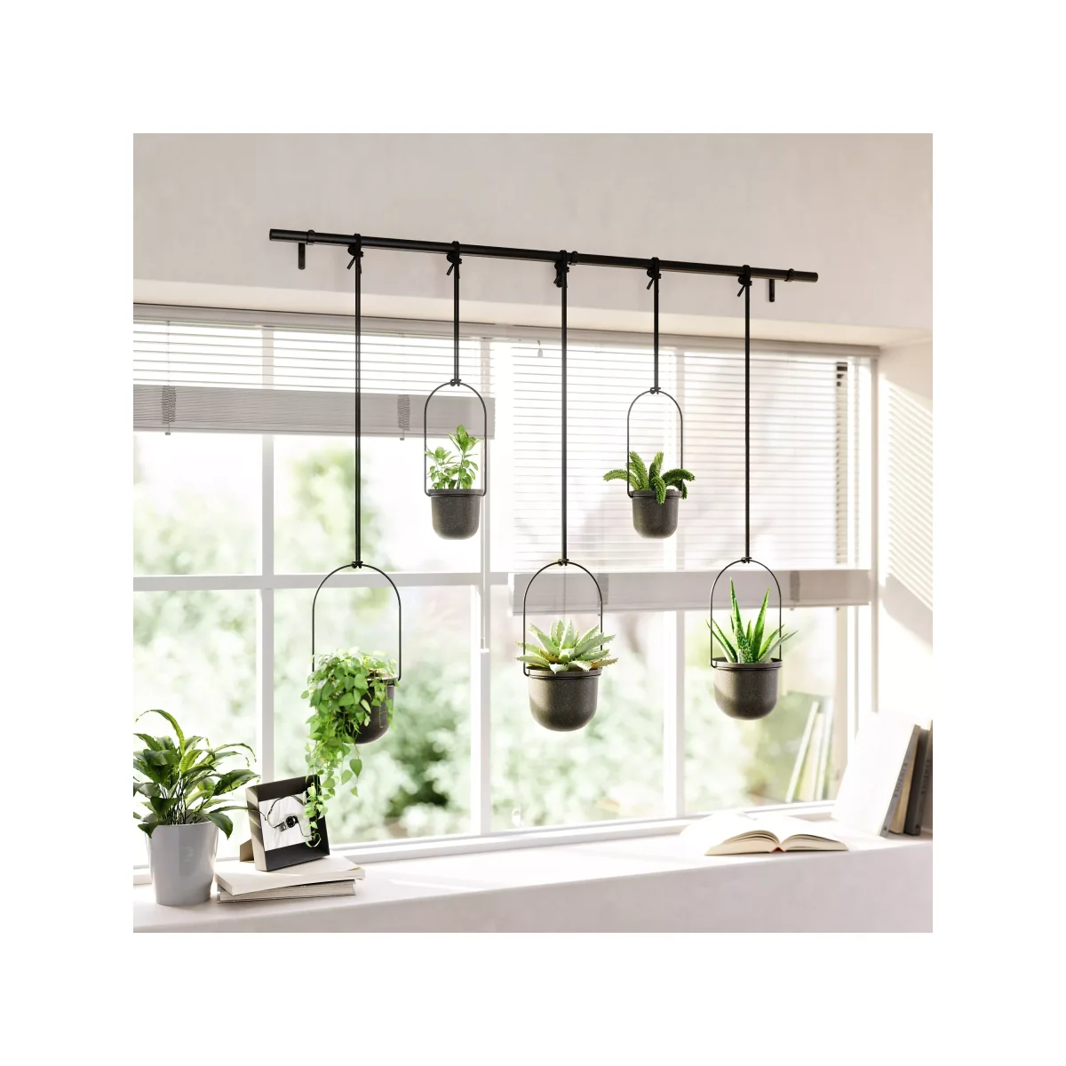 Umbra Triflora Hanging Planter, 5 Pot – image 8
