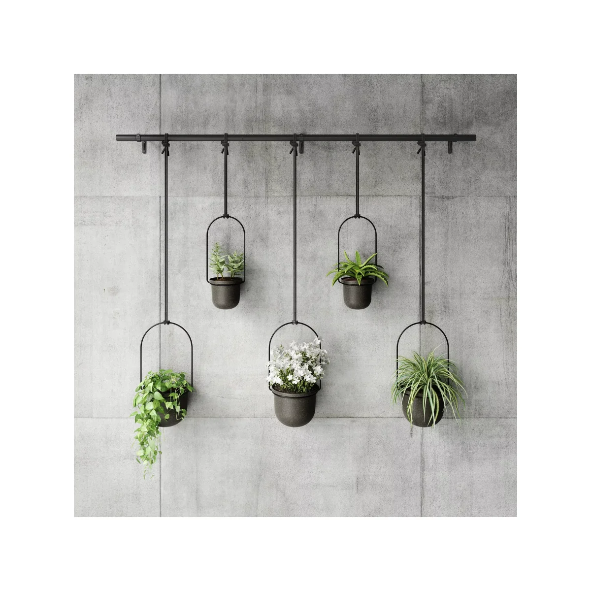 Umbra Triflora Hanging Planter, 5 Pot – image 9
