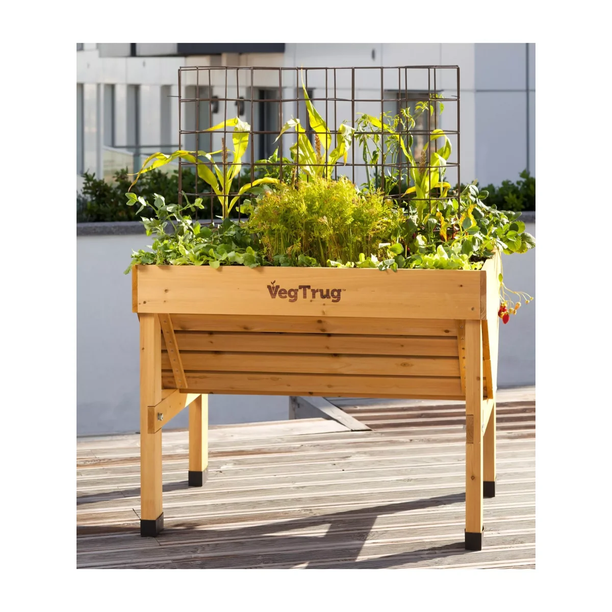 VegTrug Outdoor Small Planter, 103cm, FSC-Certified (Cedar Wood) – image 4