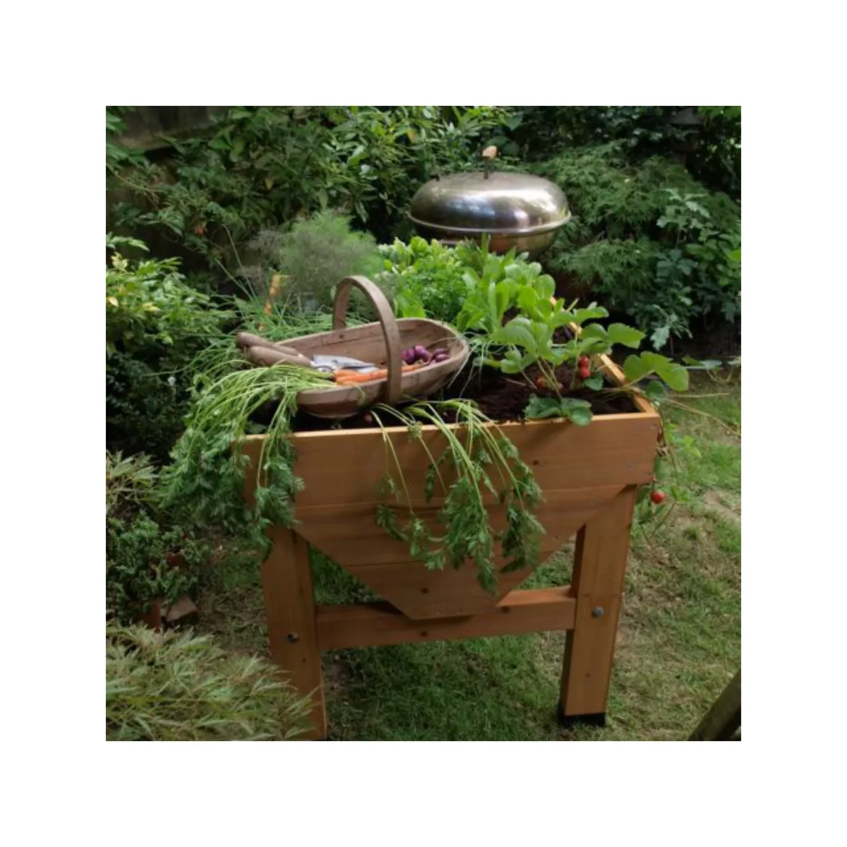 VegTrug Outdoor Small Planter, 103cm, FSC-Certified (Cedar Wood) – image 5