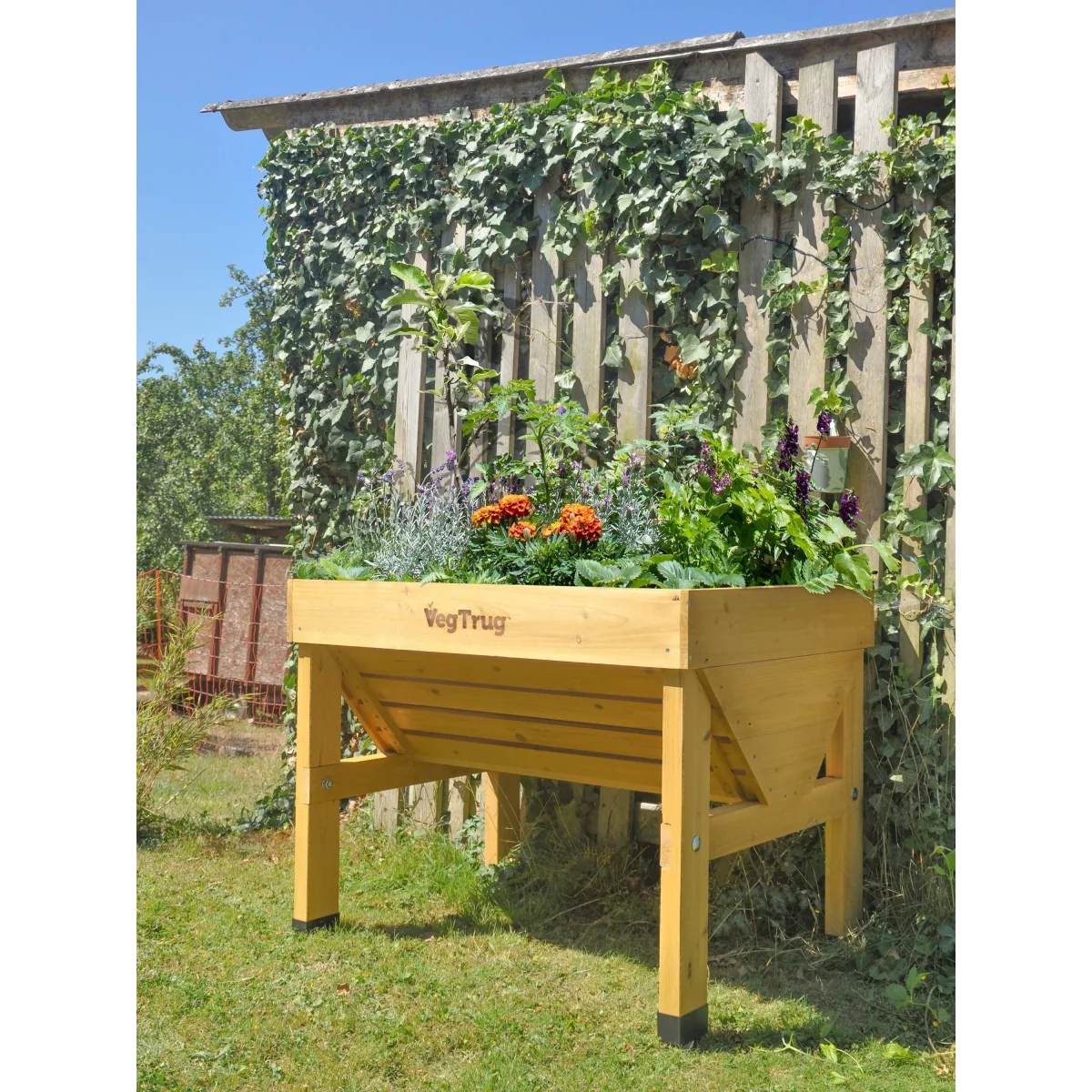 VegTrug Outdoor Small Planter, 103cm, FSC-Certified (Cedar Wood) – image 8