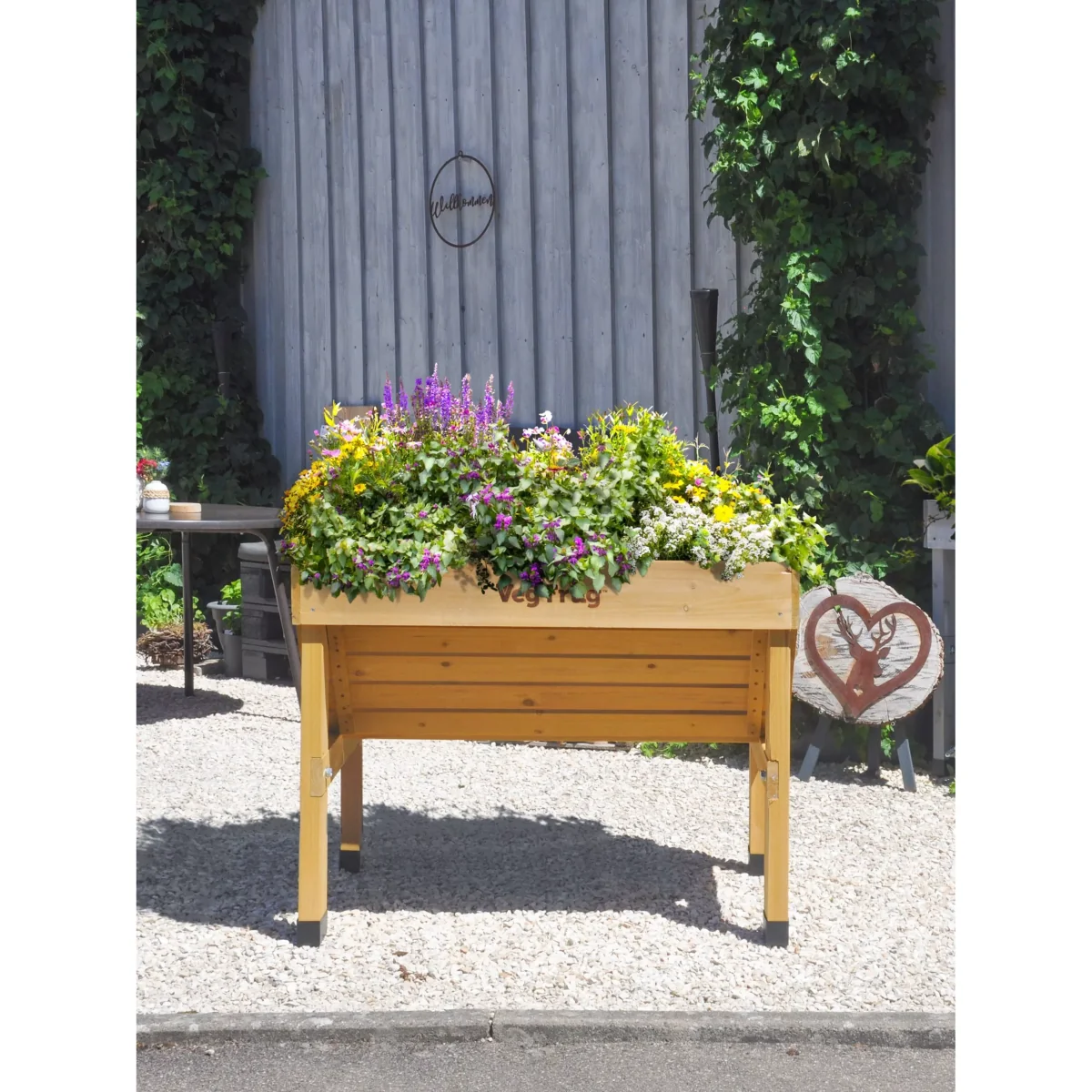 VegTrug Outdoor Small Planter, 103cm, FSC-Certified (Cedar Wood) – image 9