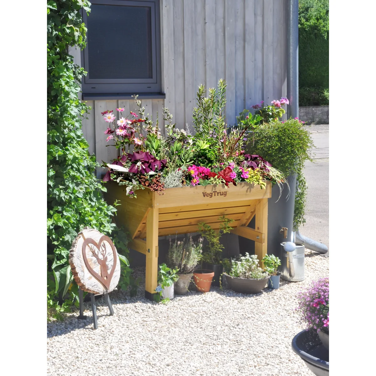 VegTrug Outdoor Small Planter, 103cm, FSC-Certified (Cedar Wood) – image 10