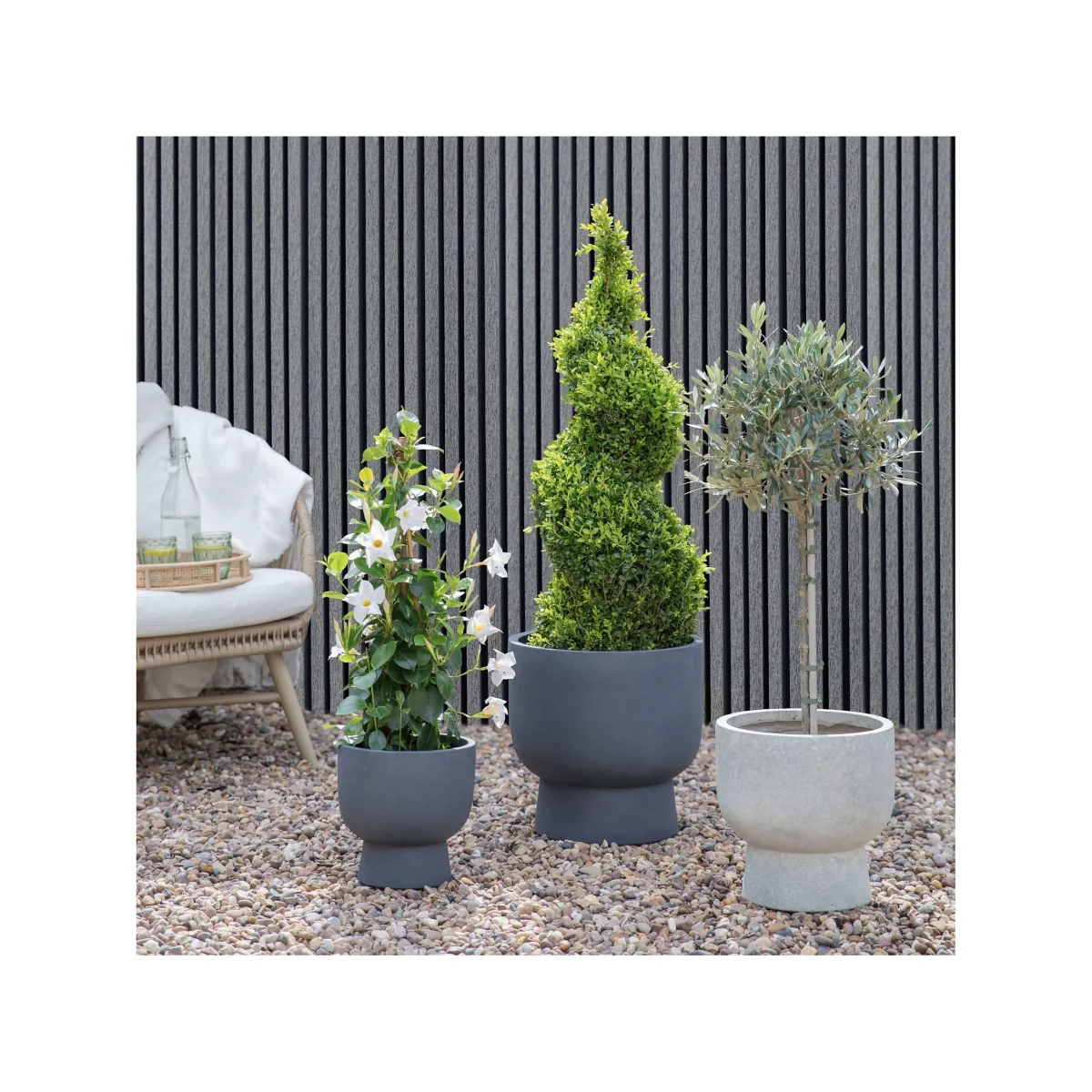 Ivyline Dallas Outdoor Planter, Set of 3 – image 3