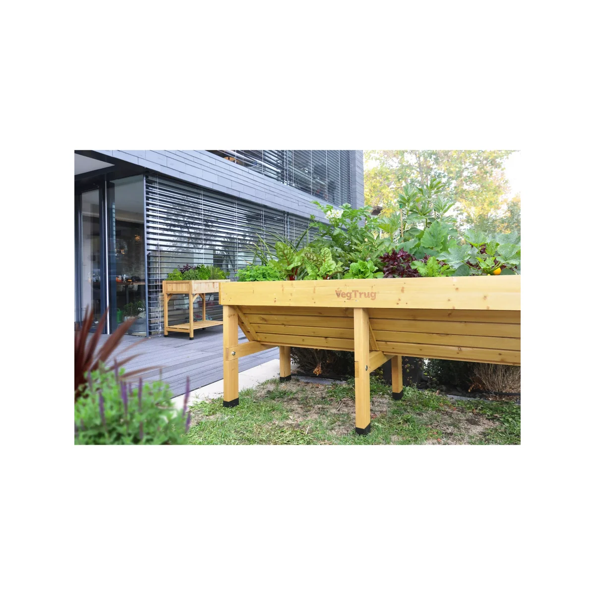 VegTrug Outdoor Medium Planter, 183cm, FSC-Certified (Cedar Wood) – image 6