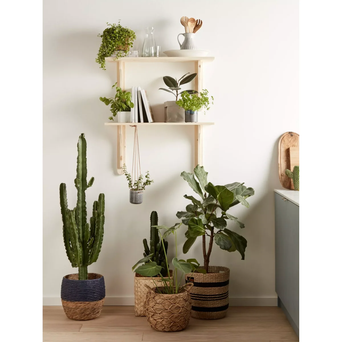John Lewis & Partners Patterned Weave Water Hyacinth Planter – image 4