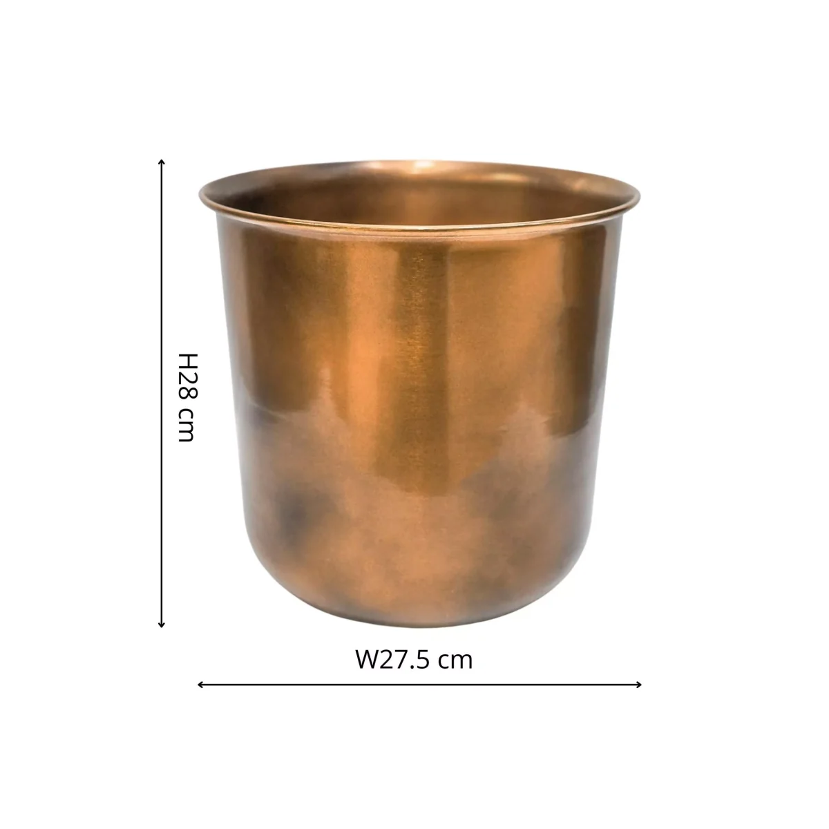Ivyline Hampton Metal Outdoor Planter, 27.5cm – image 5