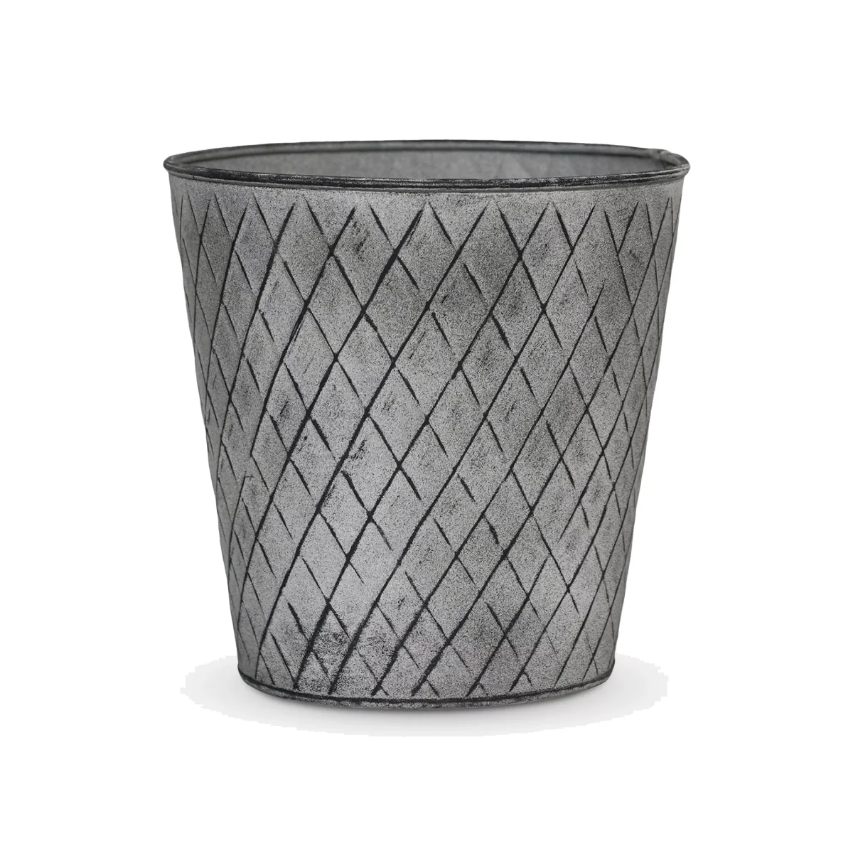Ivyline Chatsworth Zinc Outdoor Planter – image 1