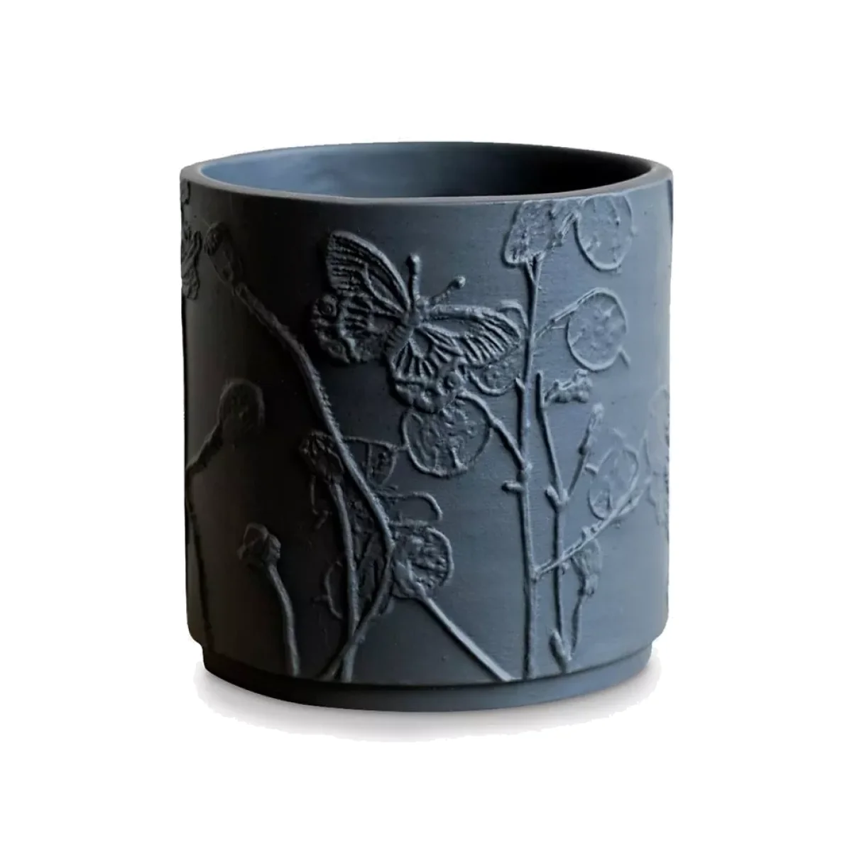 Ivyline Kew Gardens Meadow Textured Ceramic Indoor Planter – image 1