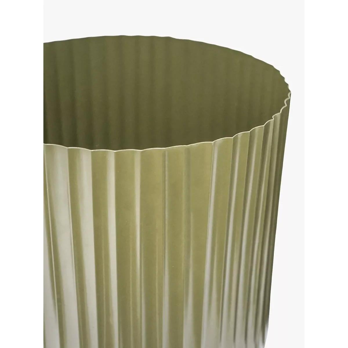 Ivyline Hudson Corrugated Steel Indoor/Outdoor Planters, Set of 2 – image 3