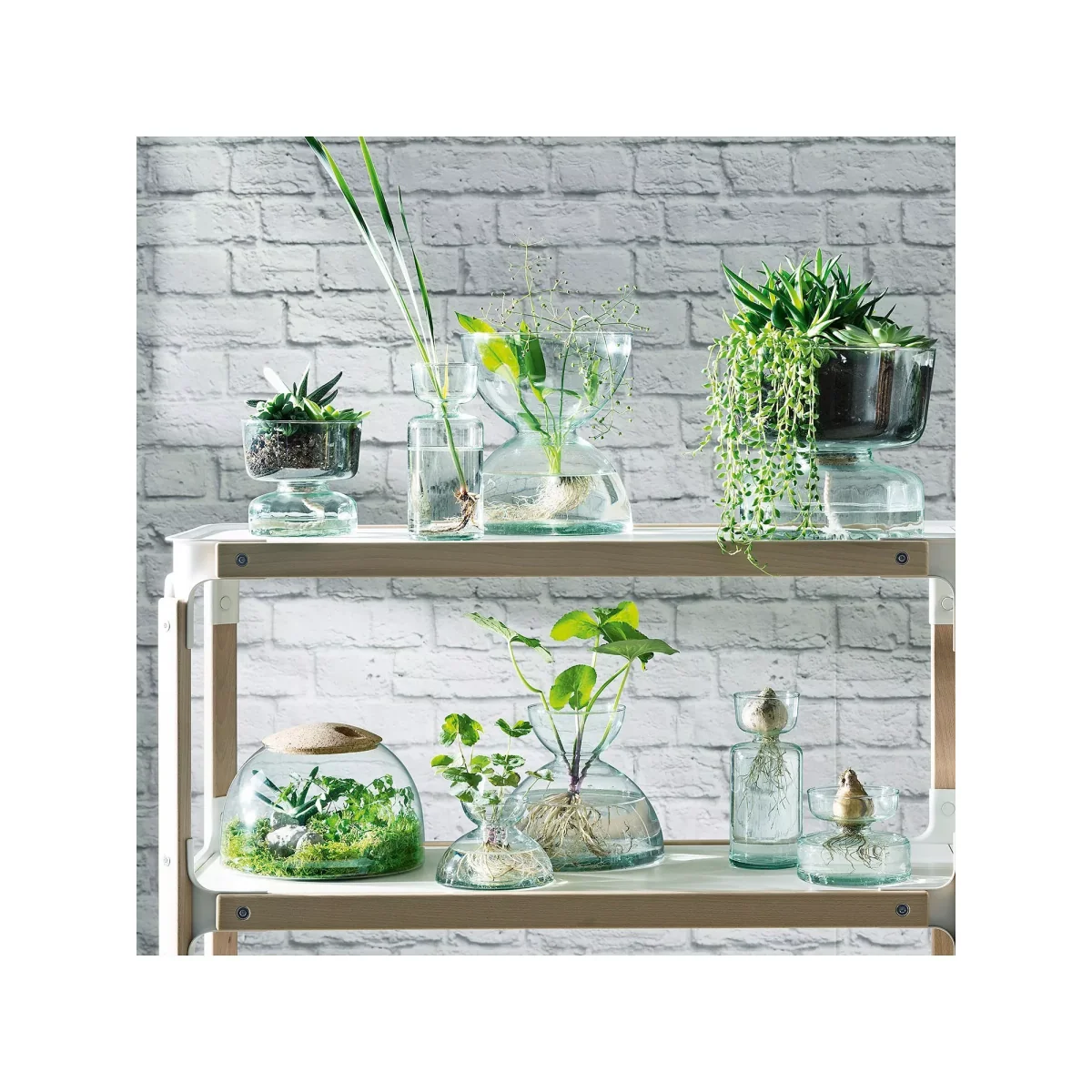 LSA International Canopy Recycled Glass Self-Watering Planter – image 3
