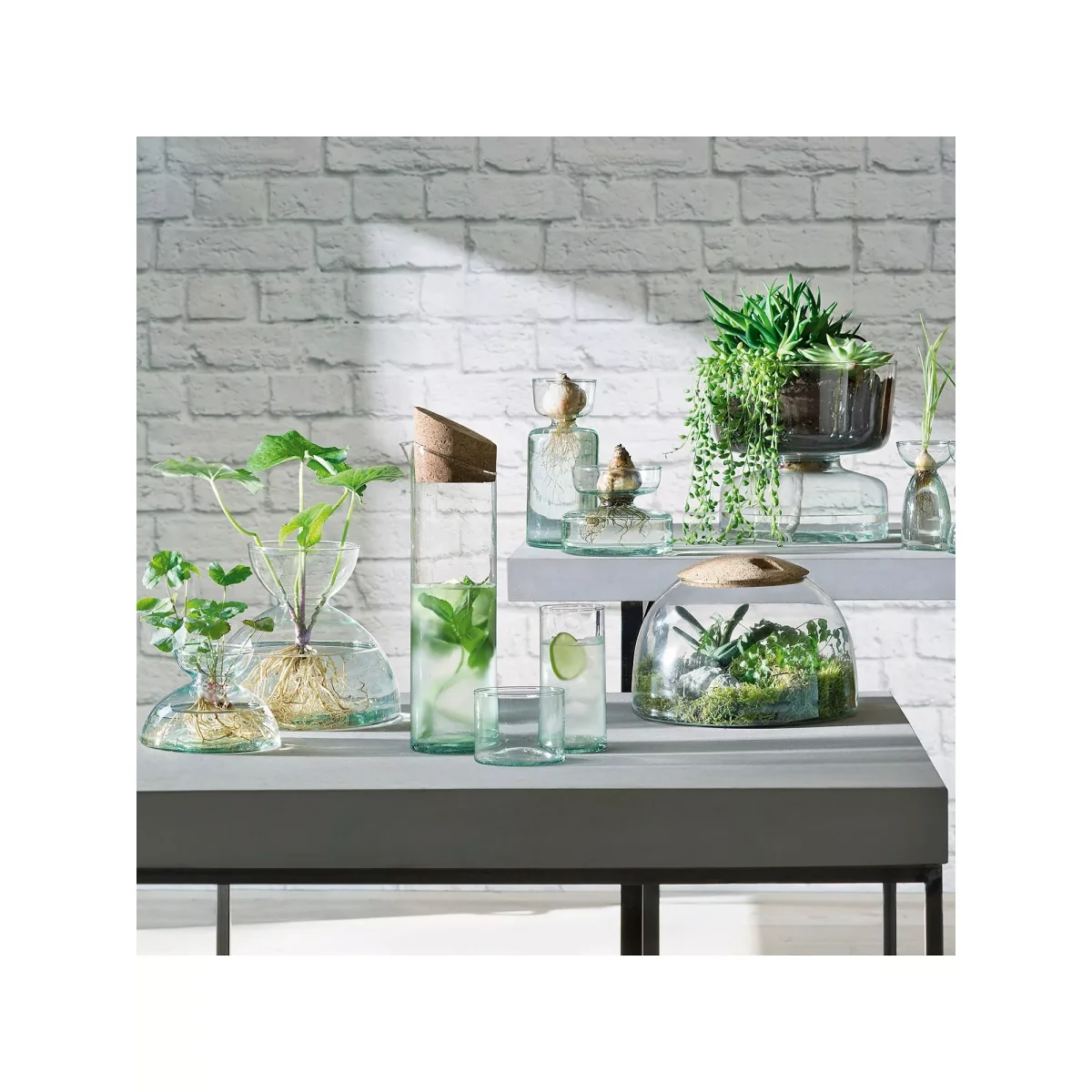 LSA International Canopy Recycled Glass Self-Watering Planter – image 4