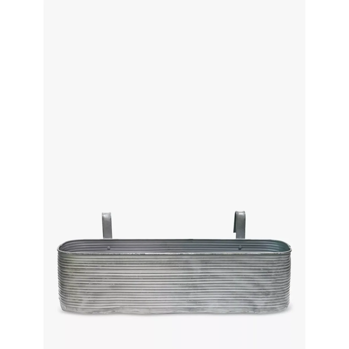 Ivyline Matlock Iron Window Box Planter, Grey – image 3