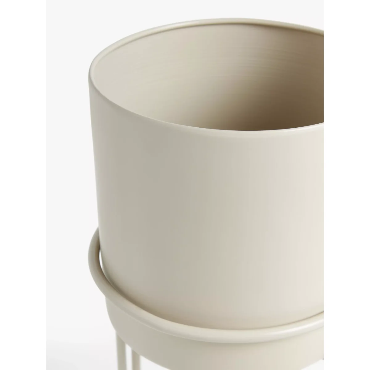 John Lewis ANYDAY Indoor Floor Planter, Greige – image 3