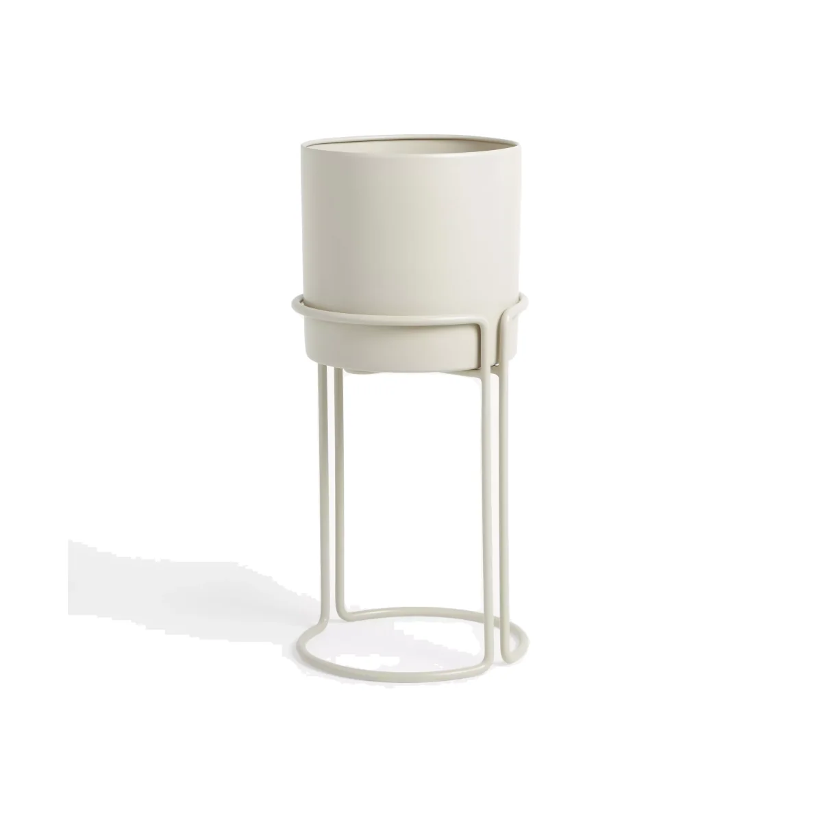 John Lewis ANYDAY Indoor Floor Planter, Greige – image 1