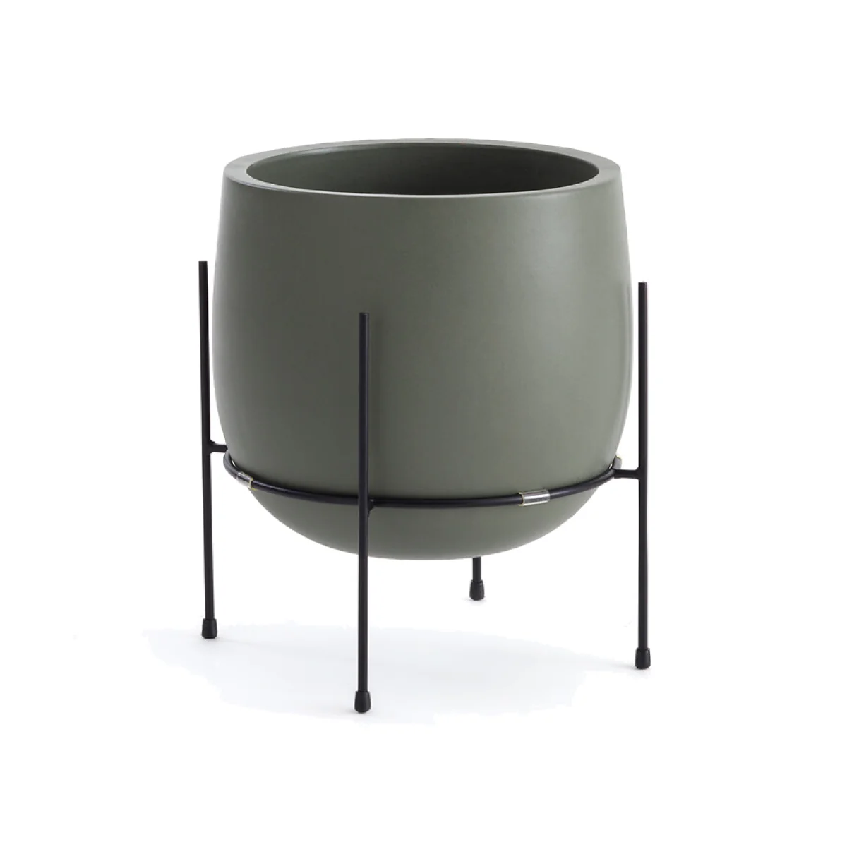 Kuza 27cm Diameter Raised Ceramic Planter – image 1