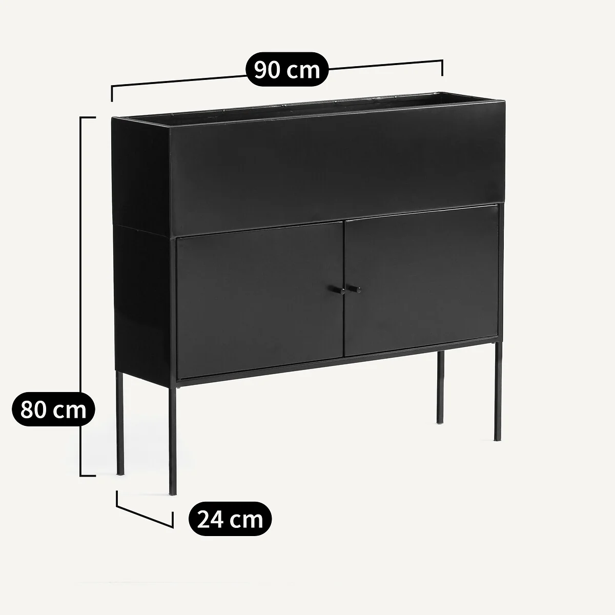Consuela Metal Planter Console – image 7