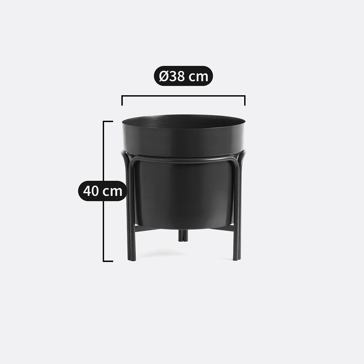 Ocardo Standing Iron Metal Plant Pot – image 6