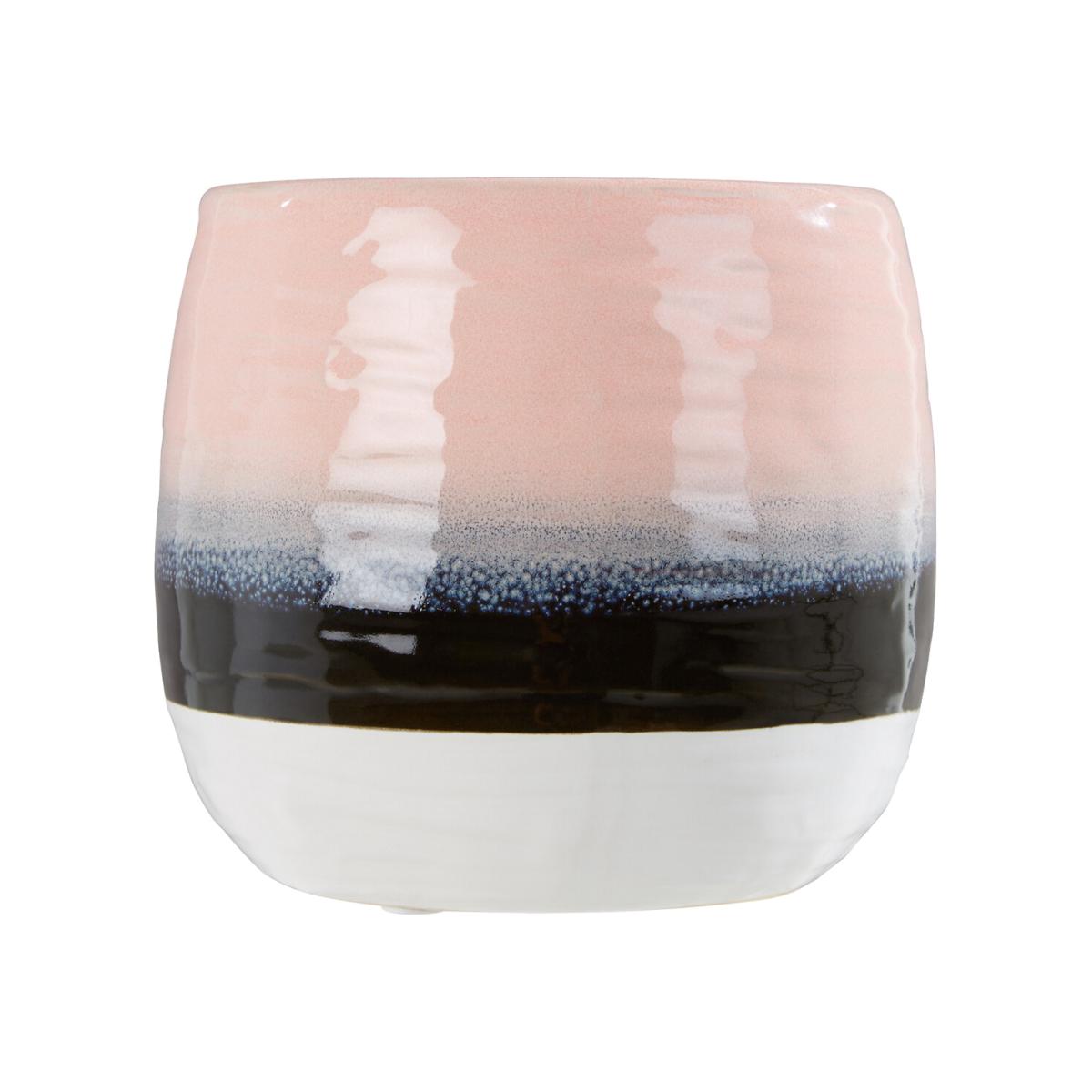 17cm Pink Tie Dye Effect Planter – image 1