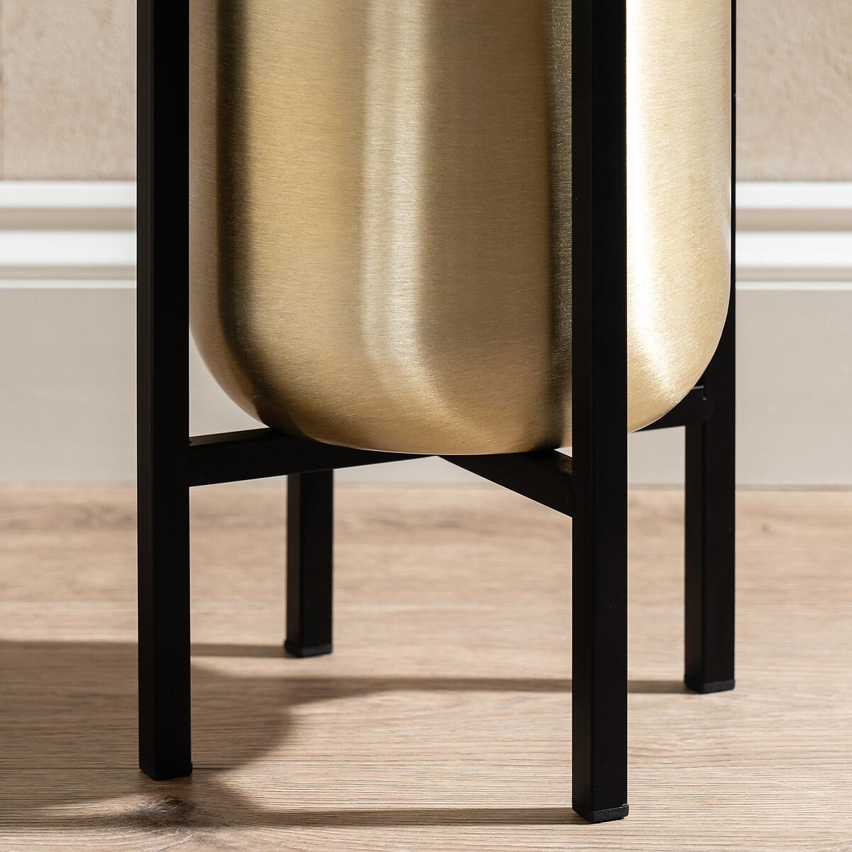 35cm Gold Planter on Stand Small – image 5