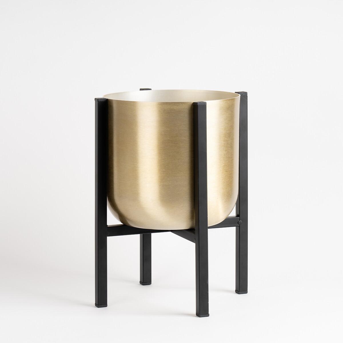35cm Gold Planter on Stand Small – image 7