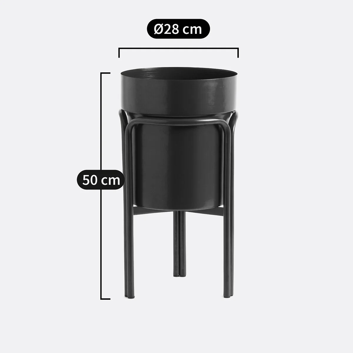 Ocardo 50cm High Raised Metal Planter – image 5