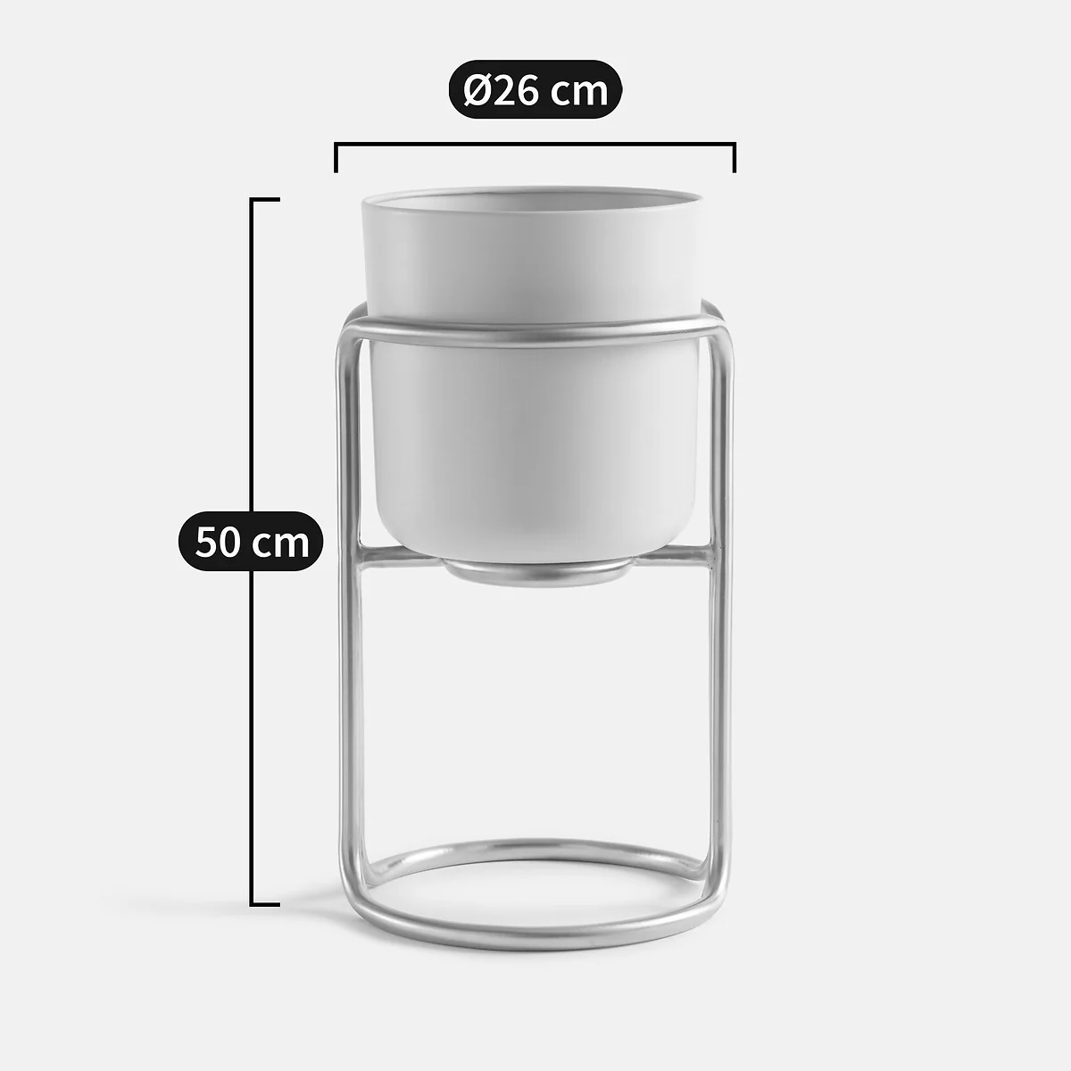 Giorgio Plant Pot Holder On Iron Stand Ø26cm – image 4