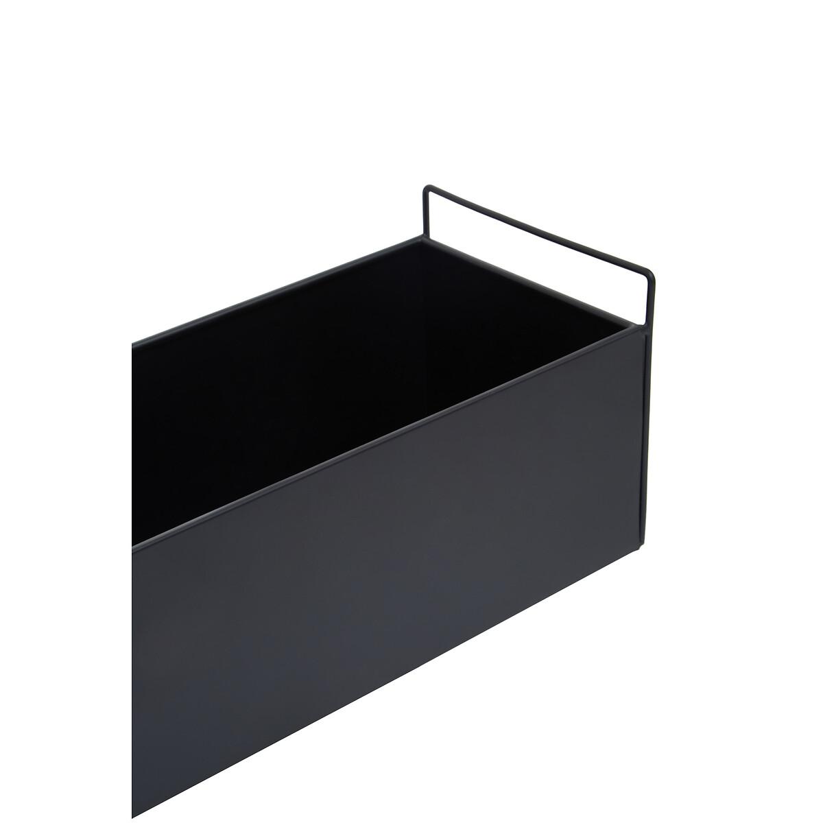45cm Black Planter Wall Box – image 6