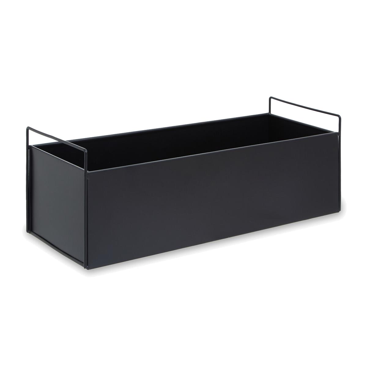 45cm Black Planter Wall Box – image 1