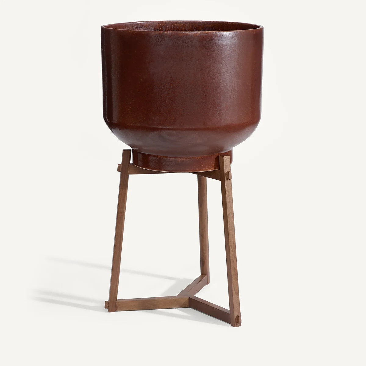Grayson Walnut Stand For Florian Plant Pot Holder, H23 and H33cm – image 4