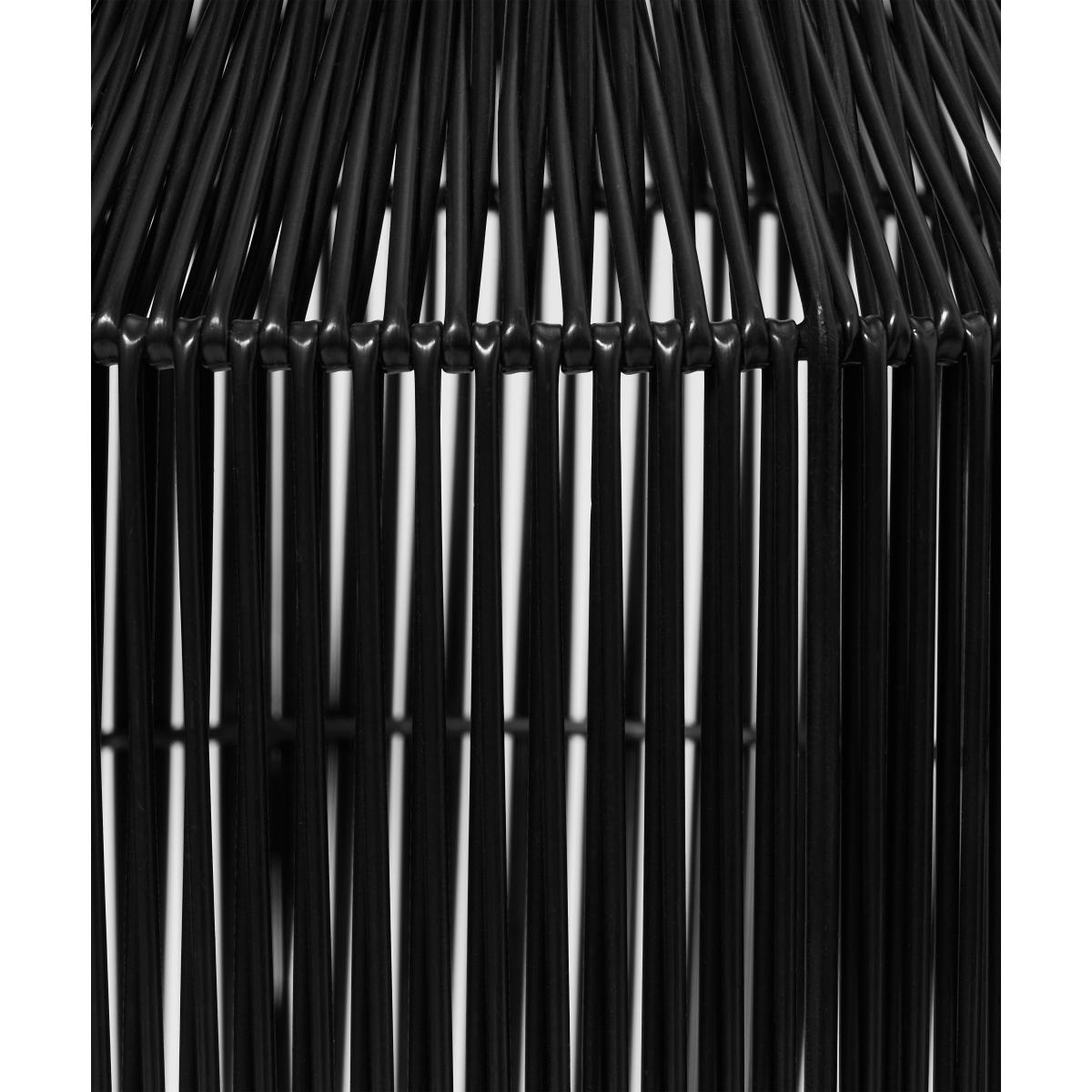 Lorita Set of 2 Plant Stands, Black Weave – image 7