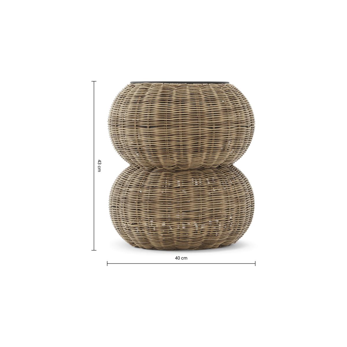 Takea Single Planter, Natural Weave – image 2