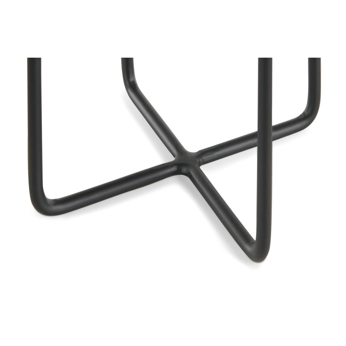 Salix Set of 2 Large Planters with Stands, Black – image 6