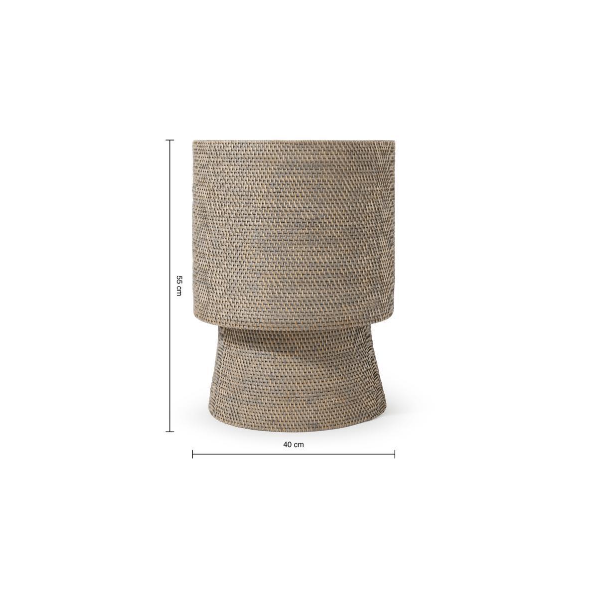Hadid Planter, Natural Grey Weave – image 7